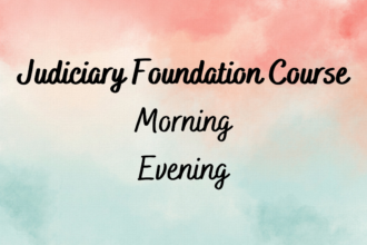 Judiciary Foundation Course
